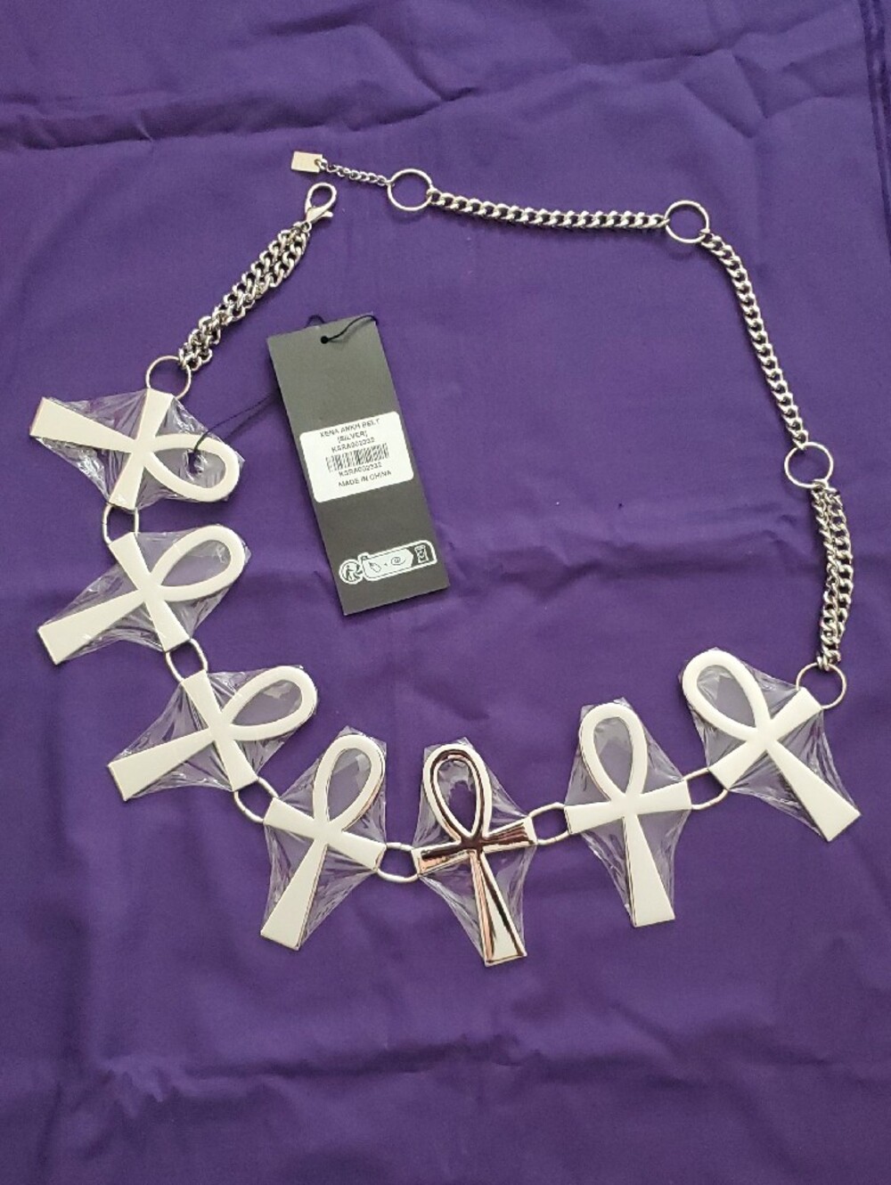 *NWT* Killstar Xena Ankh Belt ( Silver) Statement Belt - Picture 14 of 16